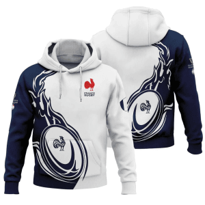 Équipe de France de Rugby à XV – Tournoi des Six Nations 2025 – Vêtements de Luxe MFR7 Hoodie