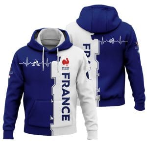Équipe de France de Rugby à XV - Tournoi des Six Nations 2025 - Vêtements de Luxe MFR16 Hoodie