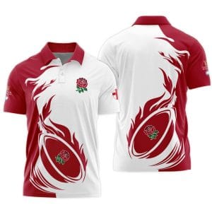 England Rugby Team - Six Nations Championship 2025 MUK15 Luxury Clothes Polo