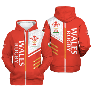 Wales Rugby Team – Six Nations Championship 2025 MWL2 Luxury Hoodie