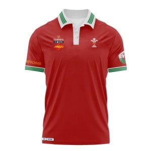 Wales Rugby Team – Six Nations Championship 2025 MWL35 Luxury POLO